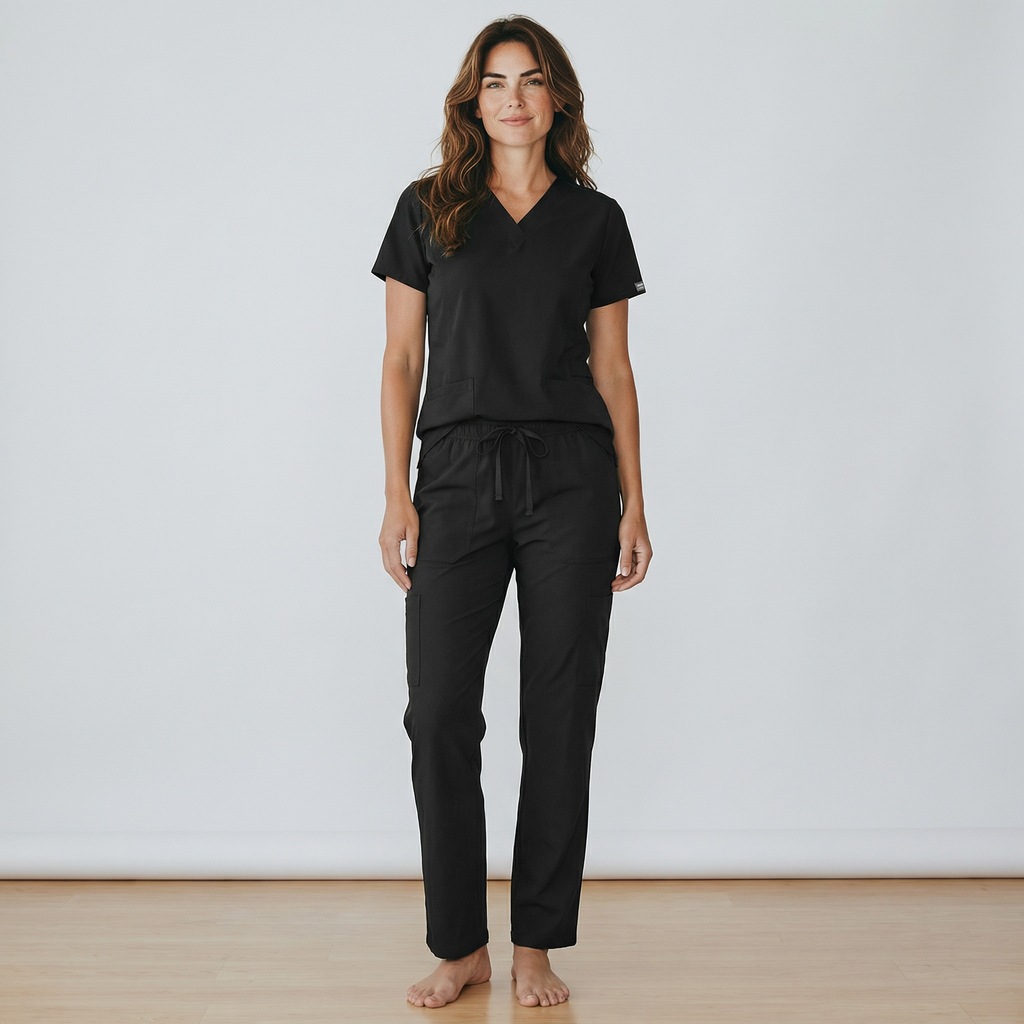 Uniforme Quirúrgico Dama Corte Recto - Tela Antifluidos