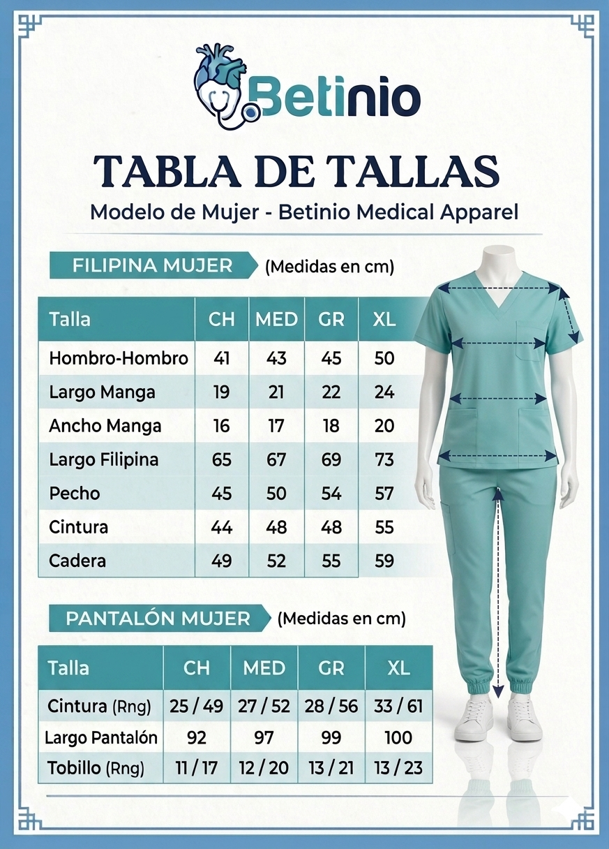 Uniforme Quirúrgico Antifluidos Mujer - Corte Jogger Moderno