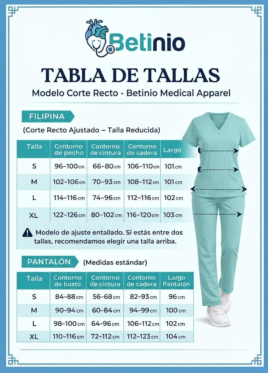 Paquete 3 Uniformes Recto Mujer